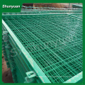 Galvanized razor wire protecting fencing